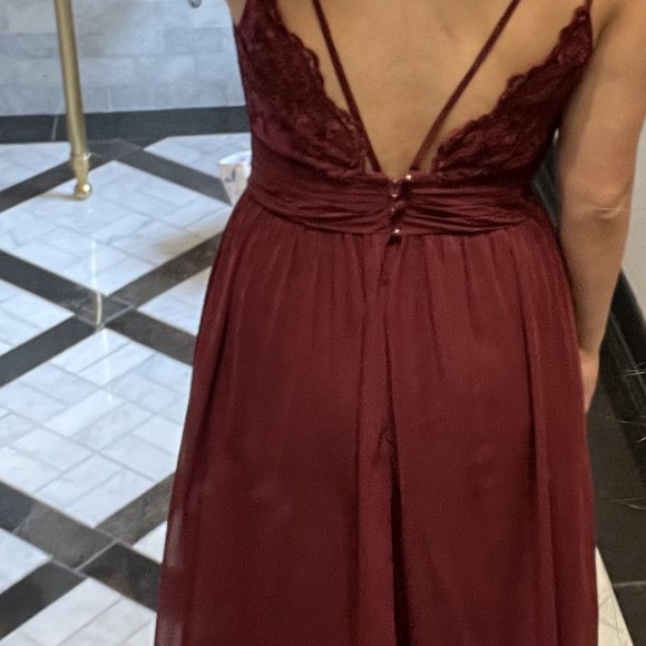 AZAZIE BLAKE Floor Length Chiffon Dress - Picture 4 of 4